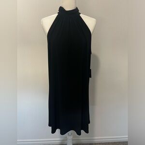 Mock Neck Mini Shift Dress